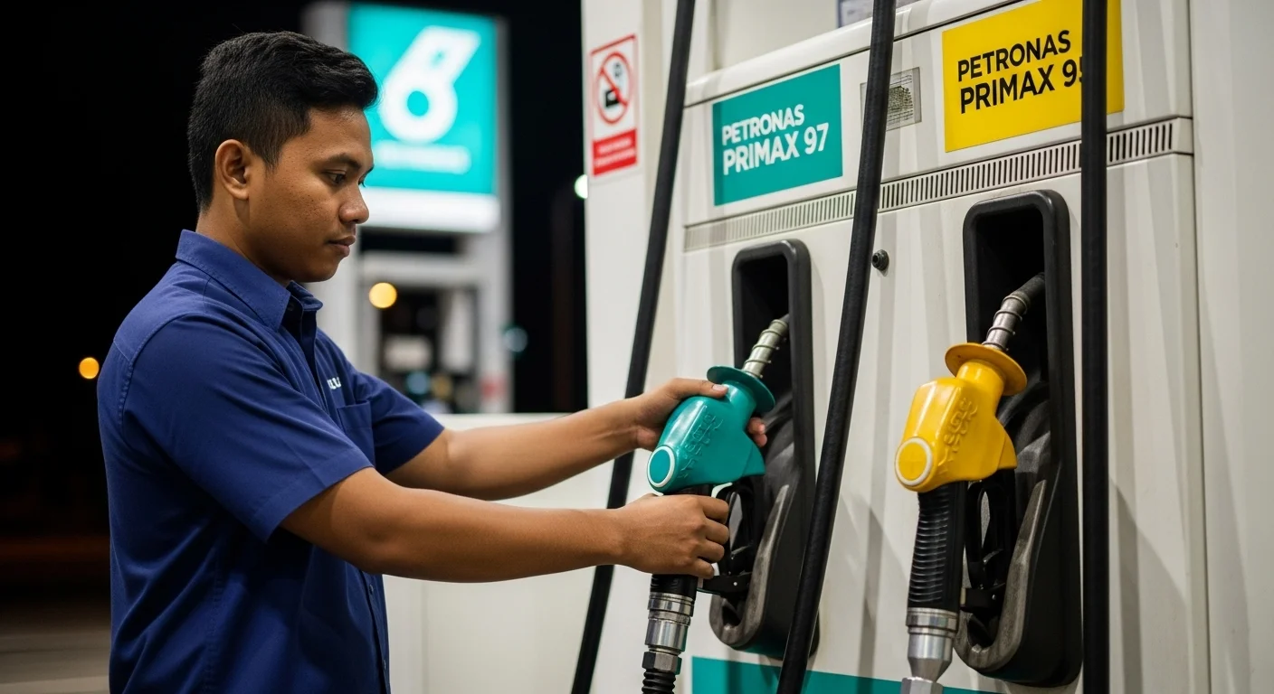 Jenis petrol di Malaysia - RON95, RON97, Diesel